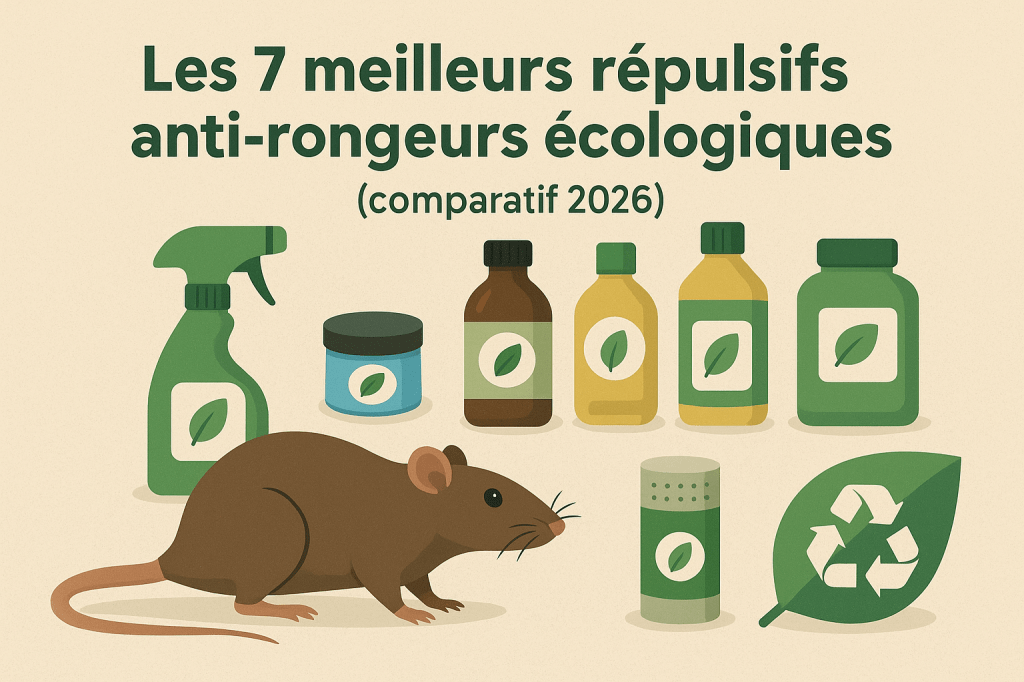 Les 7 meilleurs répulsifs anti-rongeurs écologiques (comparatif 2026)